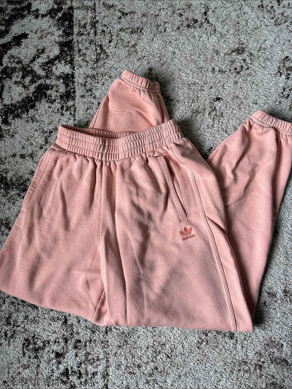 adidas Coral Pastel Pink Jogger Pants